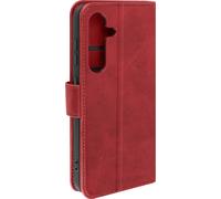 Avizar, étui porte-monnaie Samsung Galaxy S24 / S25 fonction stand, vintage, rouge