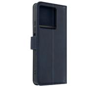 Avizar, étui porte-monnaie Xiaomi Redmi Note 13 5G fonction stand, vintage, bleu foncé