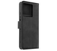 Avizar, étui porte-monnaie Xiaomi Redmi Note 13 5G fonction stand, vintage, noir
