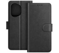 Avizar Étui Portefeuille à Rabat pour Honor 400 Style Cuir Noir