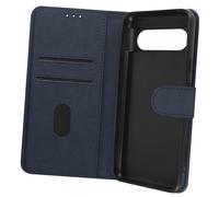 Avizar Étui Portefeuille pour Google Pixel 8 Chesterfield Grainé Fonction Stand