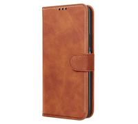 Avizar Étui Portefeuille pour Honor X6b Antichoc avec Support Vidéo Marron