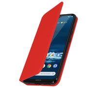 Avizar Etui Portefeuille pour Nokia 5.3 Clapet Magnétique avec Support Rouge