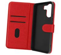 Etui pour Xiaomi Redmi 13C Portefeuille et Support Vidéo Rouge