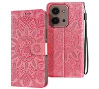 Avizar Étui Portefeuille pour Redmi 15C Motif Mandala avec Porte-cartes