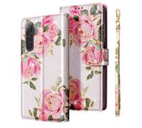 Étui Portefeuille pour Samsung Galaxy A17 avec Dragonne et Support Vidéo Rose clair