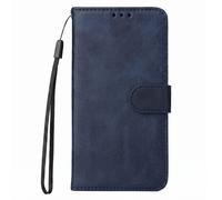 Avizar Étui Portefeuille pour Xiaomi 17T Effet Cuir avec Support Vidéo Bleu nuit