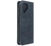 Étui pour Fairphone 5 Clapet Portefeuille Motif Damier Collection Geo Bleu nuit