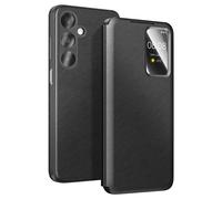 Etui pour Galaxy A37 avec Fenêtre Smart View et Porte-carte Noir