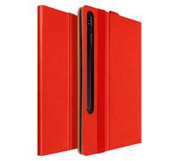 Avizar Étui pour Galaxy Tab S7 Plus 12.4 en Cuir avec Support et Porte-carte