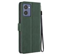 Avizar Étui pour HMD Pulse Pro Dragonne Clapet Support Portefeuille Vert foncé