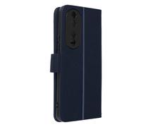 Etui pour Honor 90 Clapet Portefeuille Fonction Support Vidéo Bleu Nuit