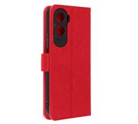 Etui pour Honor 90 Lite Portefeuille Fonction Support Vidéo Rouge