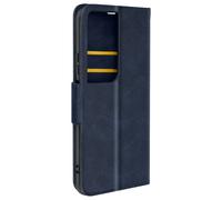 Etui pour Honor 90 Smart Clapet Portefeuille Support Dragonne Bleu nuit