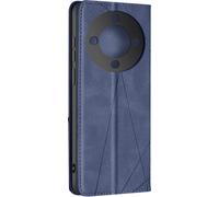 Avizar, étui pour Honor Magic 6 Lite 5G Porte-monnaie à motif prismatique, bleu foncé