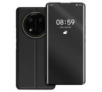 Avizar Étui pour Honor Magic 7 Lite Clapet Miroir Support Noir