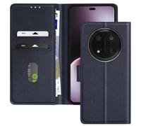 Étui pour Honor Magic 7 Lite Clapet Portefeuille et Support Vidéo Bleu nuit