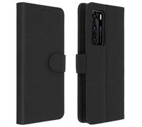 Étui pour Huawei P40 Housse Folio Intégrale Porte-carte Fonction Support Noir