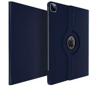 Avizar Étui iPad Pro 12.9 (2018/2020/2021) Housse intégrale Support rotatif 360° Bleu