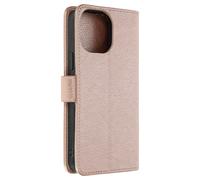 Etui pour iPhone 15 Pro Max Clapet Portefeuille Fonction Support Vidéo Rose