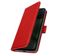 Avizar Étui pour iPhone XR Portefeuille et Support Vidéo Rouge