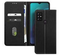 Étui pour Motorola Moto G10 et Moto G30 Clapet Support Vidéo Noir