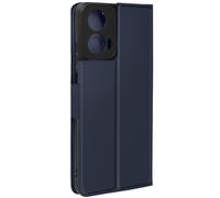 Avizar Étui pour Moto G24, G04 et G04s Porte-carte Design Fin Bleu nuit