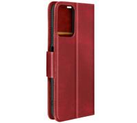 Étui pour Motorola Moto G24, G04 et G04s Portefeuille Support Dragonne Rouge