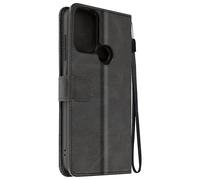 Avizar Étui pour Nokia C22 Dragonne Clapet Support Portefeuille Noir