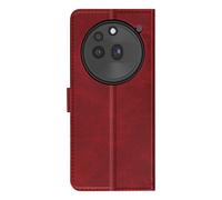 Avizar Étui pour Nothing Phone 3a Pro Clapet Support Portefeuille Rouge