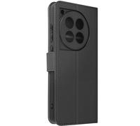 Avizar Étui pour OnePlus 12 5G Clapet Portefeuille Support Vidéo Noir