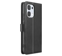 Avizar Étui pour Oppo A6 Pro Folio Classique avec Fonction Support Noir