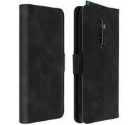Avizar Étui pour Oppo Reno 2 Housse Folio Porte-carte Fonction Support Noir