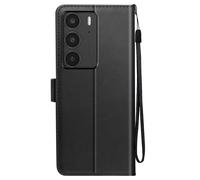 Avizar Étui pour Realme C75 et 14x Dragonne Clapet Support Portefeuille Noir