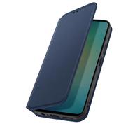 Étui pour Samsung Galaxy A06 Clapet Porte-cartes et Support Vidéo Bleu nuit