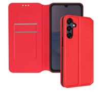 Etui pour Samsung Galaxy A16 Clapet Porte-cartes et Support Vidéo Rouge