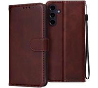 Étui pour Samsung Galaxy A16 Dragonne Clapet Support Portefeuille Marron