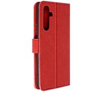 Étui pour Samsung Galaxy A54 5G Clapet Porte-carte Fonction Support Vidéo Rouge