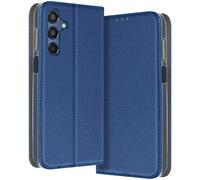 Avizar Étui pour Samsung Galaxy M35 Clapet Porte-carte et Support Bleu