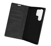 Avizar Étui pour Samsung Galaxy S23 Ultra Porte-carte Support Vidéo Noir