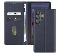 Avizar Étui pour Samsung S25 Ultra Clapet Portefeuille et Support Vidéo