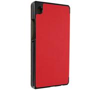 Avizar Étui Clapet Trifold pour Samsung Tab A9 Plus – Support vidéo et clavier – Rouge