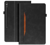 Avizar Étui pour Samsung Tab S10 FE Plus Clapet portefeuille support vidéo Noir
