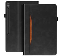 Etui pour Samsung Tab S10 FE Plus Clapet Portefeuille Support Vidéo Noir