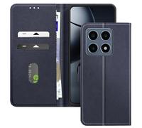 Étui pour Xiaomi 14T Clapet Portefeuille et Support Vidéo Bleu nuit