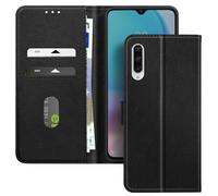 Avizar Étui pour Xiaomi Mi 9 Lite Clapet Portefeuille et Support Vidéo Noir