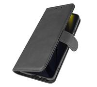 Étui pour Xiaomi Poco F6 Clapet Portefeuille Support Style Vintage Noir