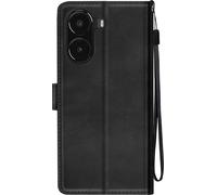 Avizar, étui pour Xiaomi Poco X7 Pro avec dragonne, étui à rabat, porte-monnaie, noir