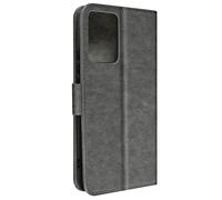 Avizar Étui pour Xiaomi Redmi Note 12 4G clapet porte-carte support vidéo Gris