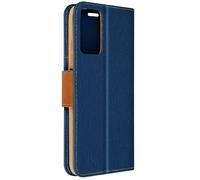 Avizar Étui pour Xiaomi Redmi Note 12S Tissu Portefeuille Support Vidéo
